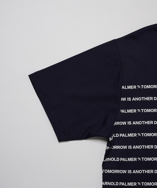 Arnold Palmer(アーノルドパーマー)の「シェア AP パネルロゴボーダー Tシャツ(Tシャツ/カットソー・レディース・ベージュ/ネイビー/ホワイト・XS/S/M/L/LL)」の20枚目の写真
