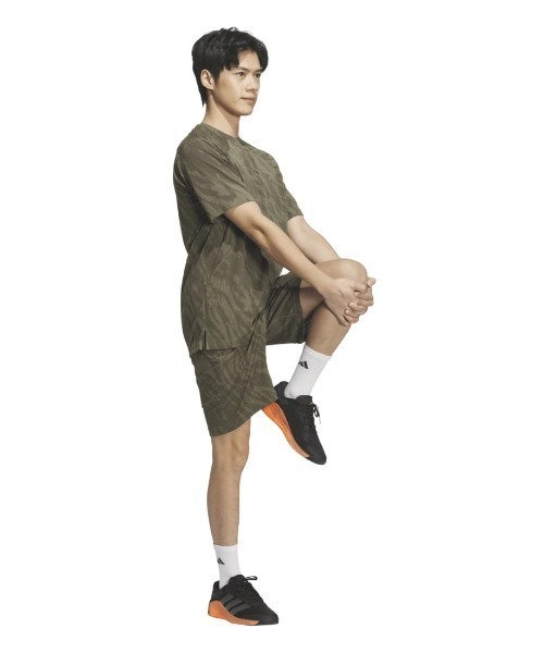 adidas(アディダス)の「アディダス adidas テック エッセンシャルズ クール タッチ レギュラーフィット カモ AOP 9インチ ショーツ(その他パンツ・メンズ・オリーブ/ブルー/ダークグレー・S/M/L/LL/3L)」の5枚目の写真