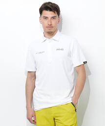 【PING APPAREL】アセイヤーン裏ワッフル半袖ポロシャツ