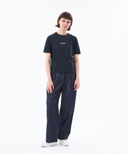 MACKINTOSH PHILOSOPHY(マッキントッシュ フィロソフィー)の「【WEB&一部店舗限定】ベーシックロゴT(Tシャツ/カットソー・レディース・オフホワイト/ブラック/ダークネイビー・38)」の6枚目の写真