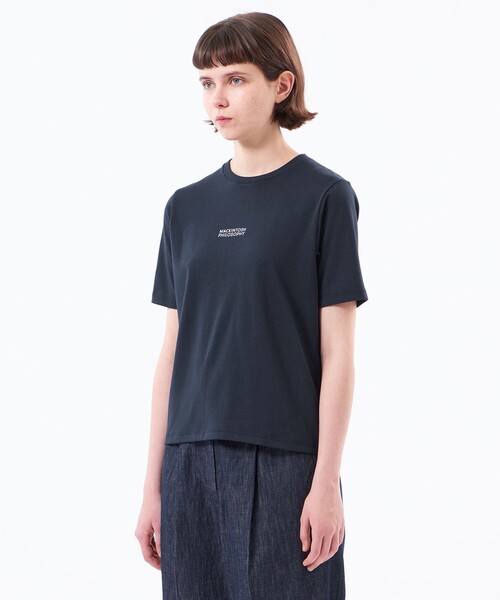 MACKINTOSH PHILOSOPHY(マッキントッシュ フィロソフィー)の「【WEB&一部店舗限定】ベーシックロゴT(Tシャツ/カットソー・レディース・オフホワイト/ブラック/ダークネイビー・38)」の8枚目の写真