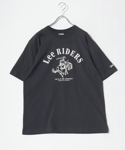 Lee（リー）の「2026SS Lee/リー ライダース カウボーイプリント 半袖Tシャツ レディース メンズ（Tシャツ/カットソー・メンズ・オフホワイト/レッド/チャコール・XL/L/M）」の10枚目の写真