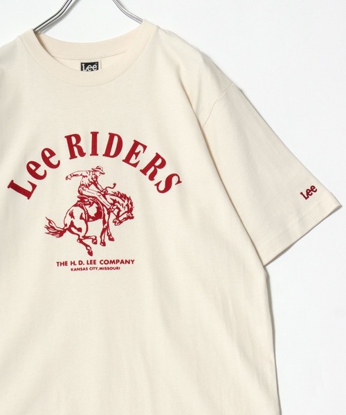 Lee（リー）の「2026SS Lee/リー ライダース カウボーイプリント 半袖Tシャツ レディース メンズ（Tシャツ/カットソー・メンズ・オフホワイト/レッド/チャコール・XL/L/M）」の18枚目の写真