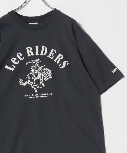 Lee（リー）の「2026SS Lee/リー ライダース カウボーイプリント 半袖Tシャツ レディース メンズ（Tシャツ/カットソー・メンズ・オフホワイト/レッド/チャコール・XL/L/M）」の19枚目の写真