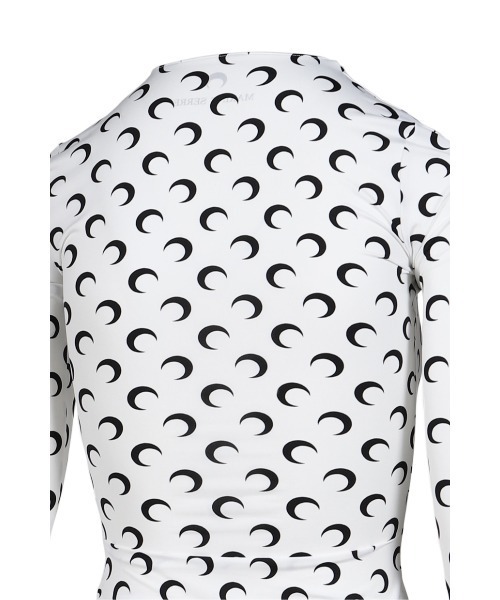 MARINE SERRE(マリーン・セル)の「MOON PRINTED JERSEY LS CREWNECK TOP(Tシャツ/カットソー・レディース・ブラウン/ブラック/ホワイト・SMALL/X-SMALL/MEDIUM)」の13枚目の写真