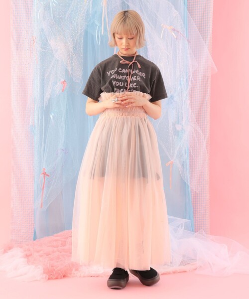 CAROLINA GLASER(カロリナ グレイサー)の「メッセージ Tシャツ 旅行 主役トップス 映え 大人ガーリー(Tシャツ/カットソー・レディース・ホワイト/ブラック・MEDIUM/SMALL)」の21枚目の写真