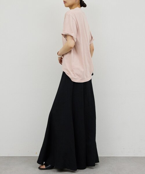 GALLARDAGALANTE(ガリャルダガランテ)の「【REMI RELIEF】【HARD SP加工20】天竺レギュラーTee/別注(Tシャツ/カットソー・レディース・オフホワイト/ピンク・MEDIUM)」の14枚目の写真