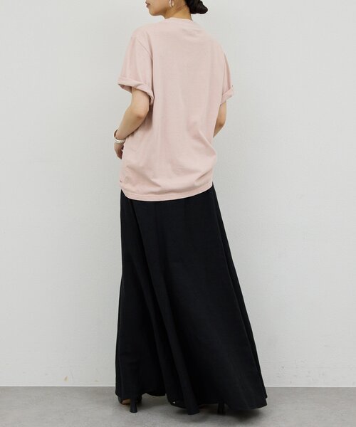 GALLARDAGALANTE(ガリャルダガランテ)の「【REMI RELIEF】【HARD SP加工20】天竺レギュラーTee/別注(Tシャツ/カットソー・レディース・オフホワイト/ピンク・MEDIUM)」の15枚目の写真