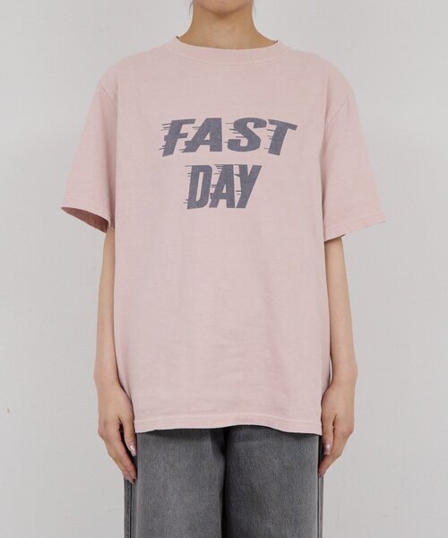 GALLARDAGALANTE(ガリャルダガランテ)の「【REMI RELIEF】【HARD SP加工20】天竺レギュラーTee/別注(Tシャツ/カットソー・レディース・オフホワイト/ピンク・MEDIUM)」の20枚目の写真