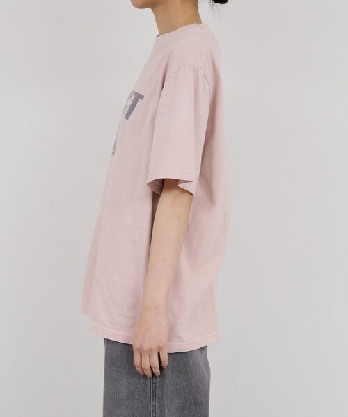 GALLARDAGALANTE(ガリャルダガランテ)の「【REMI RELIEF】【HARD SP加工20】天竺レギュラーTee/別注(Tシャツ/カットソー・レディース・オフホワイト/ピンク・MEDIUM)」の21枚目の写真