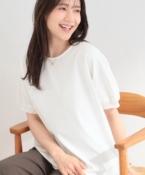 SHOO・LA・RUE(シューラルー)の「【ひんやり/洗濯後しわになりにくい】インせず着られる さらっとタッチのドルマンブラウス(シャツ/ブラウス・レディース・ネイビー/ベビーピンク/イエロー系その他/ブルー/グレー/オフホワイト・00)」の1枚目の写真