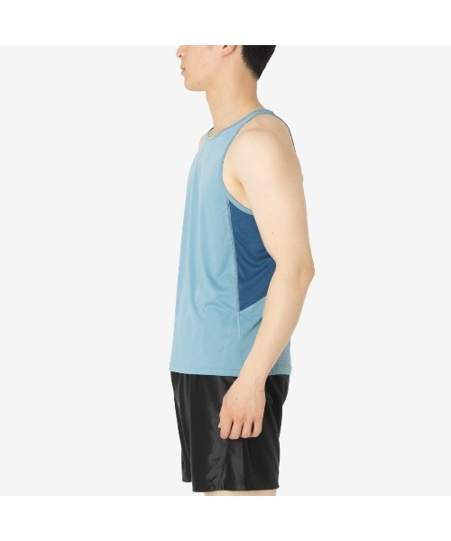 Reebok(リーボック)の「ラン タンクトップ / ID RUN TANK(タンクトップ・メンズ・ブルー/ブラック系その他/ブラック・X-LARGE/SMALL/MEDIUM/LARGE)」の17枚目の写真