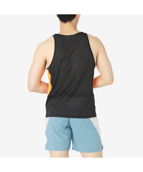 Reebok(リーボック)の「ラン タンクトップ / ID RUN TANK(タンクトップ・メンズ・ブルー/ブラック系その他/ブラック・X-LARGE/SMALL/MEDIUM/LARGE)」の9枚目の写真
