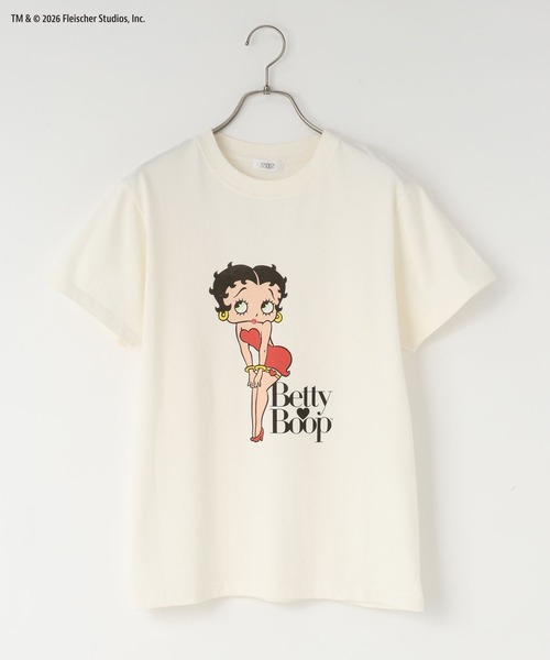 LOWRYS FARM（ローリーズファーム）の「Ｂｅｔｔｙ　ＴＥＥ  666051（Tシャツ/カットソー・レディース・ネイビー/オフホワイト・FREE）」の6枚目の写真