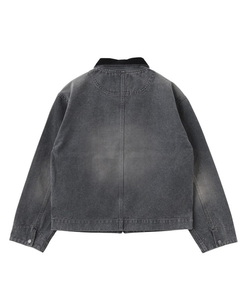 X-girl(エックスガール)の「FADED WORK JACKET(その他アウター・レディース・ブラウン/チャコール・S/M)」の11枚目の写真