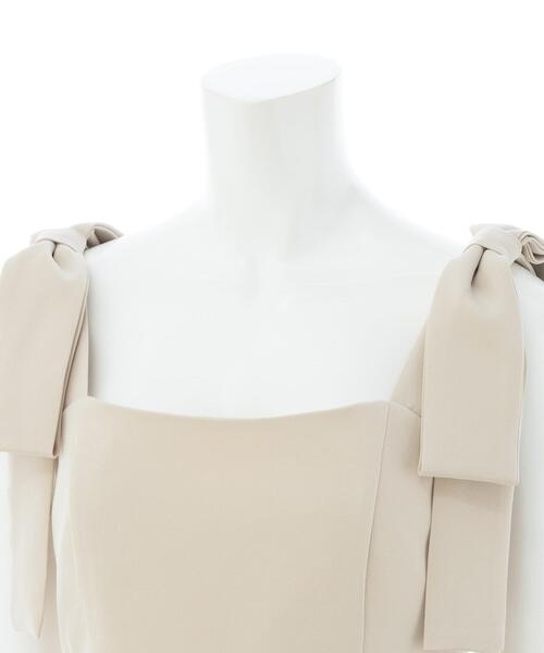 SOELA(ソエラ)の「【INGNI SOELA】ショルダーリボンペプラムブラウス/WEB限定(シャツ/ブラウス・レディース・アイボリー/ブラック・FREE)」の20枚目の写真