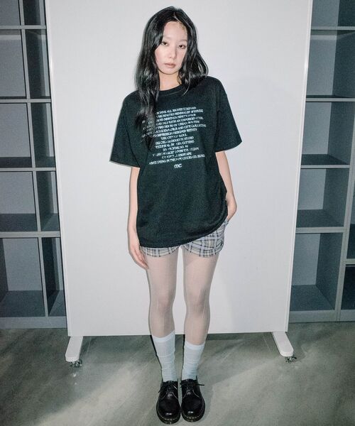 CHICKS(チックス)の「アッセンブルレタリングオーバー半袖ホワイト(Tシャツ/カットソー・レディース・ホワイト・ONE SIZE/TWO)」の13枚目の写真