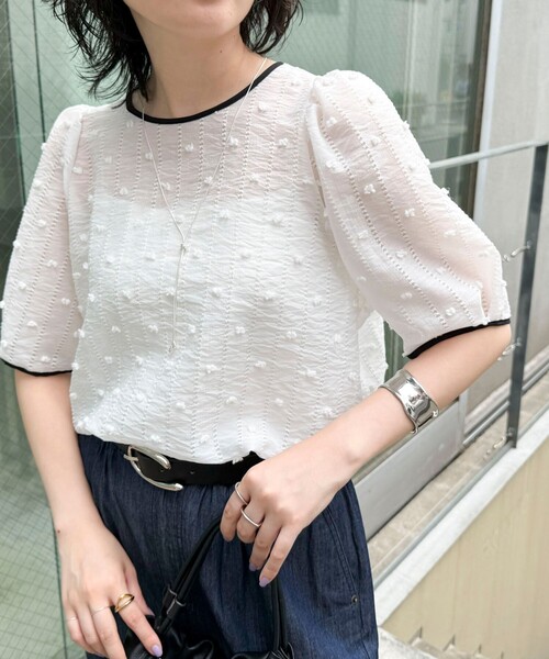 ✨ mio0630 ✨おまとめ2点45rpm カットワーク半袖ブラウス他 ✨ mio0630 ✨おまとめ2点45rpm カットワーク半袖ブラウス他 セール