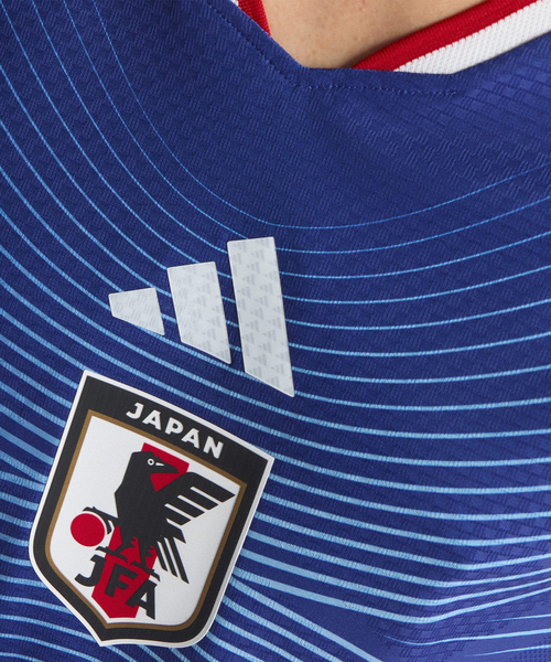adidas（アディダス）の「adidas（アディダス）W-CUP 2026/27 JFA HOME AUTHENTIC（Tシャツ/カットソー・メンズ・ネイビー・X-LARGE/LARGE/MEDIUM）」の5枚目の写真
