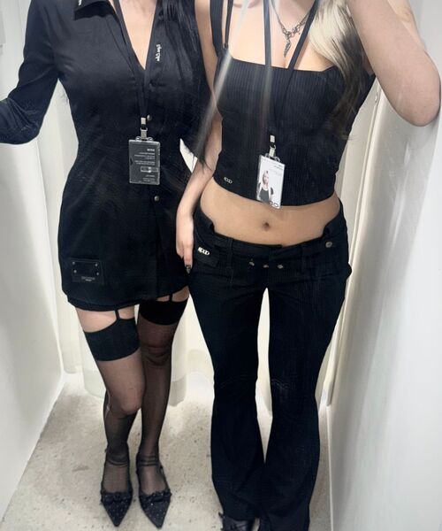 ODOR（オドー）の「Bare satin skirt（スカート・レディース・その他・1/2）」の5枚目の写真