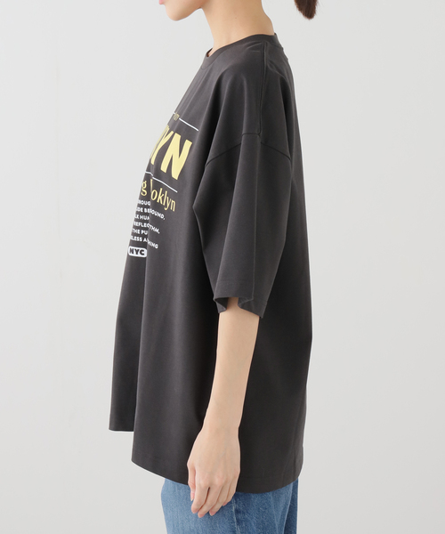 Spick & Span(スピックアンドスパン)の「《WEB限定 / 追加2》ロゴオーバーTシャツ(Tシャツ/カットソー・レディース・その他2/その他1・FREE)」の12枚目の写真
