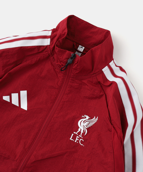 417 EDIFICE(フォーワンセブンエディフィス)の「【Liverpool FC】adidas FBLI リバプールFC ホーム アンセムジャケット(その他アウター・メンズ・レッド・XX-LARGE/X-LARGE/LARGE/MEDIUM)」の3枚目の写真