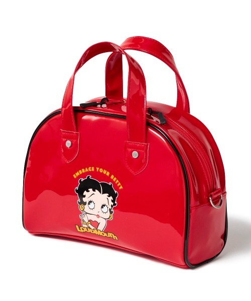 BETTY BOOP(ベティ・ブープ)の「【Loudmouth:ラウドマウス】ベティ・ブープ / BETTY BOOPコラボカートバッグ ゴルフ カジュアルボストンバッグ(トートバッグ・レディース・オフホワイト/レッド/ブラック・FREE)」の16枚目の写真