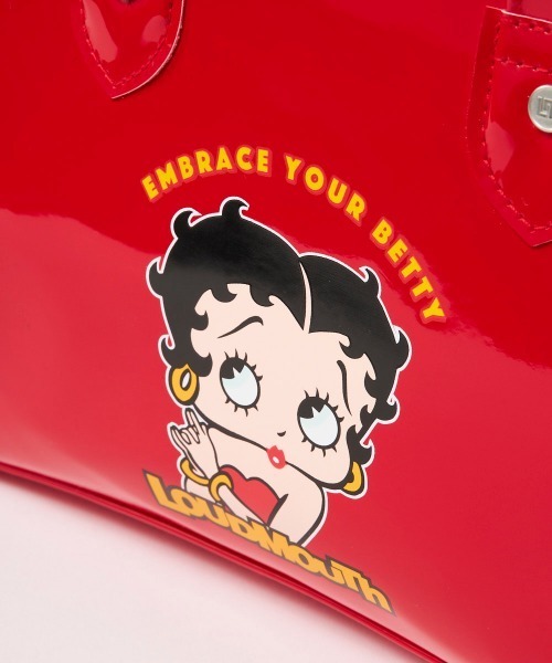 BETTY BOOP(ベティ・ブープ)の「【Loudmouth:ラウドマウス】ベティ・ブープ / BETTY BOOPコラボカートバッグ ゴルフ カジュアルボストンバッグ(トートバッグ・レディース・オフホワイト/レッド/ブラック・FREE)」の18枚目の写真