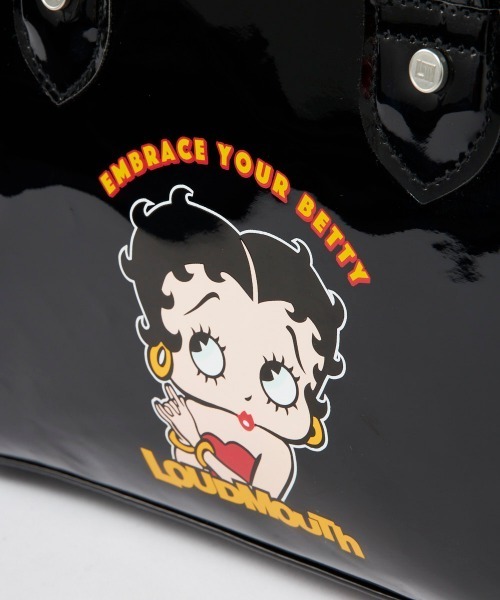BETTY BOOP(ベティ・ブープ)の「【Loudmouth:ラウドマウス】ベティ・ブープ / BETTY BOOPコラボカートバッグ ゴルフ カジュアルボストンバッグ(トートバッグ・レディース・オフホワイト/レッド/ブラック・FREE)」の12枚目の写真