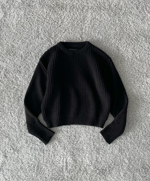 Basketcase（バスケットケース）の「Basketcase Fisherman, knit（ニット/セーター・メンズ・ブラック・SMALL/MEDIUM）」の7枚目の写真