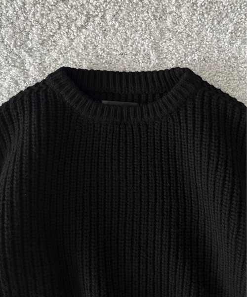Basketcase（バスケットケース）の「Basketcase Fisherman, knit（ニット/セーター・メンズ・ブラック・SMALL/MEDIUM）」の8枚目の写真