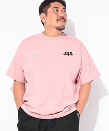 Tシャツ 半袖 メンズ 大きいサイズ 2ポイント刺繍 クルーネック カットソー B＆T CLUB (ビーアンドティークラブ)