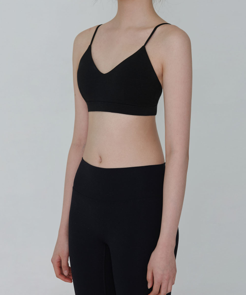 DEVIWEAR(デヴィウェア)の「シェリングVネックブラトップ DEVI-TS0059-ブラック(チューブトップ・レディース・ブラック・SMALL/MEDIUM/LARGE)」の2枚目の写真