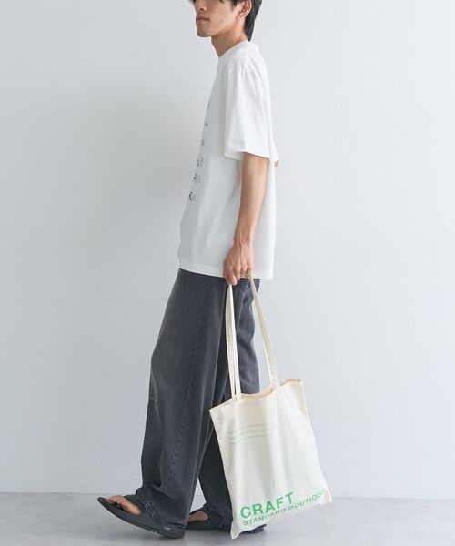 CRAFT STANDARD BOUTIQUE（クラフトスタンダードブティック）の「クラフトロゴトートバック（トートバッグ・レディース・ナチュラル/グレー/ピンク/ブラック/ライトグリーン/ブルー・FREE）」の10枚目の写真