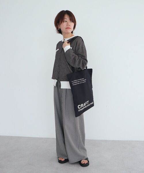 CRAFT STANDARD BOUTIQUE（クラフトスタンダードブティック）の「クラフトロゴトートバック（トートバッグ・レディース・ナチュラル/グレー/ピンク/ブラック/ライトグリーン/ブルー・FREE）」の16枚目の写真