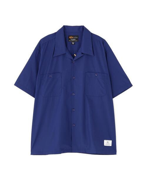 Alpha Industries（アルファインダストリーズ）の「【日本限定】EMB TC WORK S/S SHIRT /EMB TC ワークショートスリーブシャツ（シャツ/ブラウス・メンズ・ネイビー/ブラック/アイボリー・L/XL/2XL/S/M）」の3枚目の写真