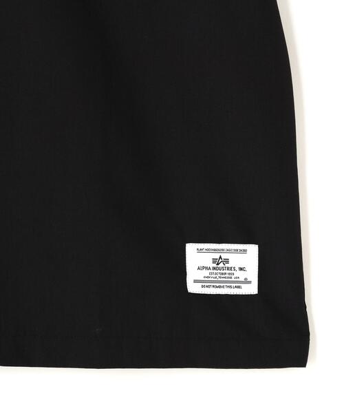 Alpha Industries（アルファインダストリーズ）の「【日本限定】EMB TC WORK S/S SHIRT /EMB TC ワークショートスリーブシャツ（シャツ/ブラウス・メンズ・ネイビー/ブラック/アイボリー・L/XL/2XL/S/M）」の9枚目の写真