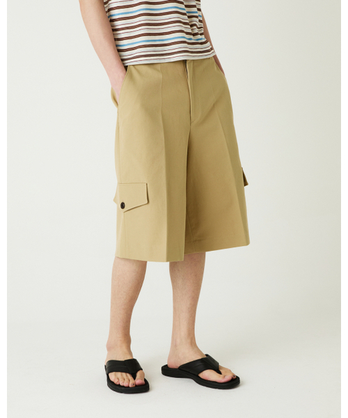 THEENDQUESTION(ジエンドクエスチョン)の「Oxford half pants / BEIGE(その他パンツ・レディース・その他・1/2)」の6枚目の写真