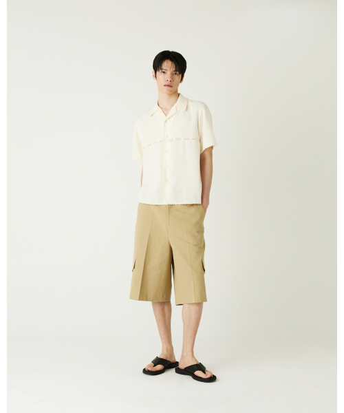 THEENDQUESTION(ジエンドクエスチョン)の「Oxford half pants / BEIGE(その他パンツ・レディース・その他・1/2)」の12枚目の写真