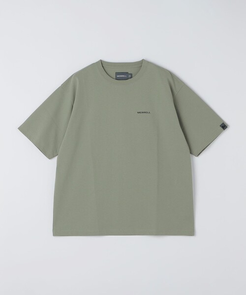 MERRELL(メレル)の「【SHIPS別注】MERRELL: コントゥア ライン Tシャツ(Tシャツ/カットソー・メンズ・ホワイト/オリーブ/ブラック/カーキ・X-LARGE/SMALL/LARGE/MEDIUM)」の5枚目の写真