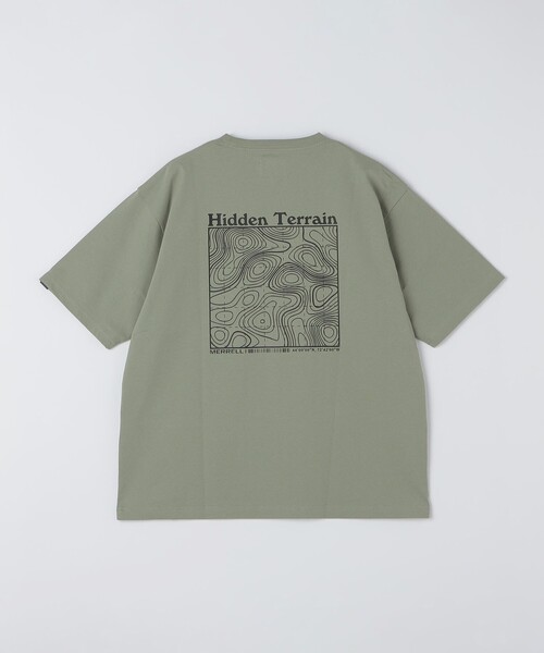 MERRELL(メレル)の「【SHIPS別注】MERRELL: コントゥア ライン Tシャツ(Tシャツ/カットソー・メンズ・ホワイト/オリーブ/ブラック/カーキ・X-LARGE/SMALL/LARGE/MEDIUM)」の6枚目の写真