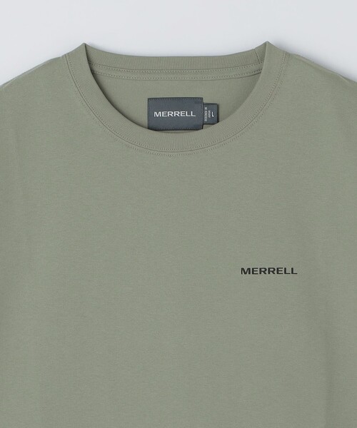 MERRELL(メレル)の「【SHIPS別注】MERRELL: コントゥア ライン Tシャツ(Tシャツ/カットソー・メンズ・ホワイト/オリーブ/ブラック/カーキ・X-LARGE/SMALL/LARGE/MEDIUM)」の7枚目の写真