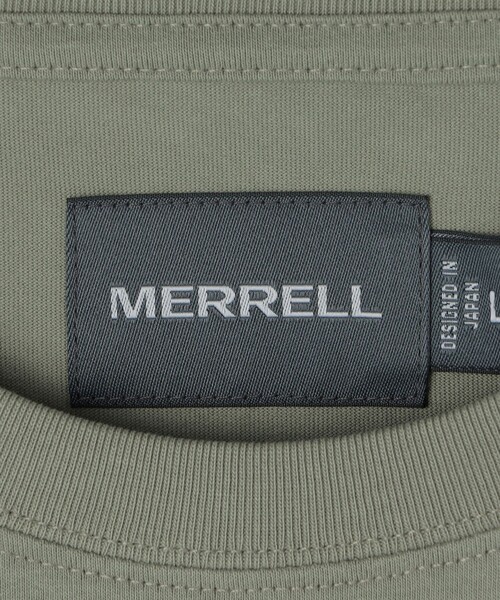 MERRELL(メレル)の「【SHIPS別注】MERRELL: コントゥア ライン Tシャツ(Tシャツ/カットソー・メンズ・ホワイト/オリーブ/ブラック/カーキ・X-LARGE/SMALL/LARGE/MEDIUM)」の8枚目の写真