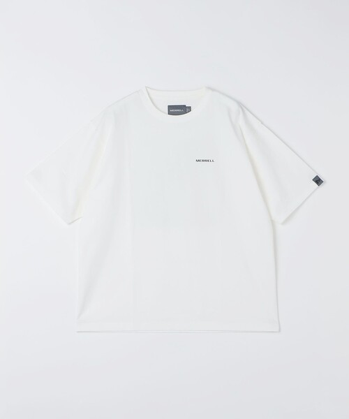 MERRELL(メレル)の「【SHIPS別注】MERRELL: コントゥア ライン Tシャツ(Tシャツ/カットソー・メンズ・ホワイト/オリーブ/ブラック/カーキ・X-LARGE/SMALL/LARGE/MEDIUM)」の12枚目の写真