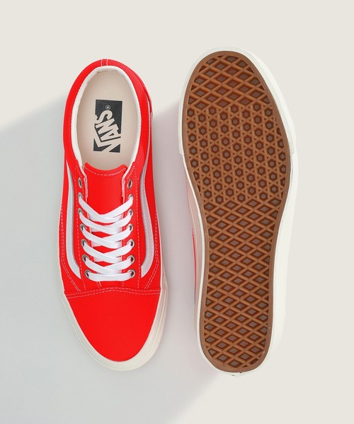 VANS(バンズ)の「VANS PREMIUM オールドスクール / LX Old Skool Diva Pink VN000D9JFOC1(スニーカー・メンズ・チェリーレッド・7.5/7/6.5/6/5.5/5/12/11.5/11/10.5/10/9.5/9/8.5/8)」の3枚目の写真
