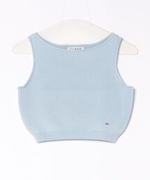 CLANE | CLANE/クラネ/BOAT NECK SHORT KNIT TANK(ニット/セーター)