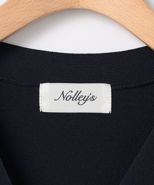 NOLLEY’S（ノーリーズ）の「ペプラムタフタVネックカーディガン（カーディガン/ボレロ・レディース・ネイビー/ブラック系その他・38）」の14枚目の写真