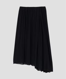 YLEVE / CASHMERE SILK SHEER JERSEY SKIRT