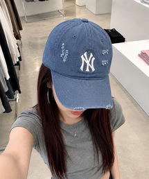 MLB（メジャーリーグベースボール）の「【MLB】日本未発売モデル MLB Korea エムエルビーコリア ダメージ ヴィンテージ ウォッシングキャップ メジャーリーグ べースボール 3ACPVV34N（キャップ）」