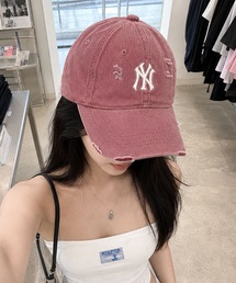MLB（メジャーリーグベースボール）の「【MLB】日本未発売モデル MLB Korea エムエルビーコリア ダメージ ヴィンテージ ウォッシングキャップ メジャーリーグ べースボール 3ACPVV34N（キャップ）」